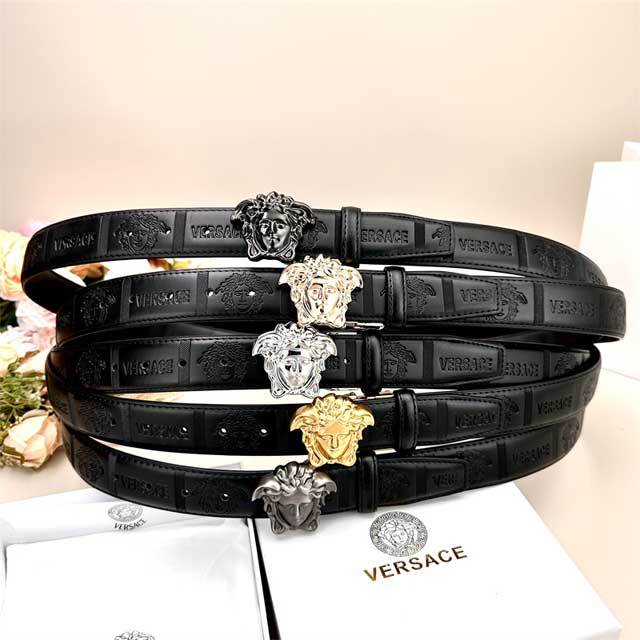 Fashion Logo Leather Trousers Belt