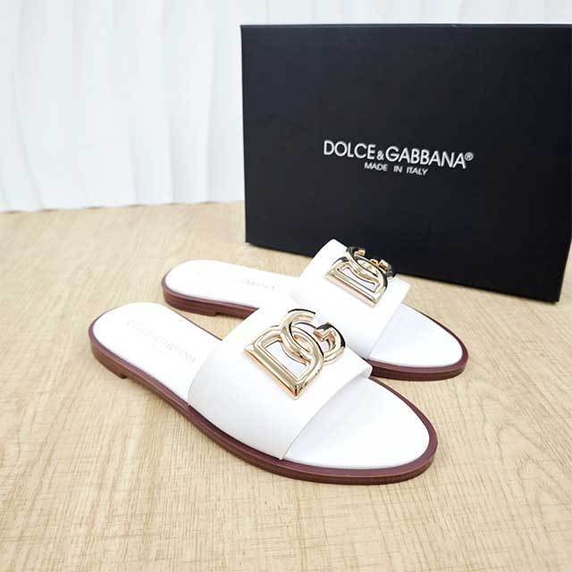 Letters Decorate Open Toe Flat Slippers