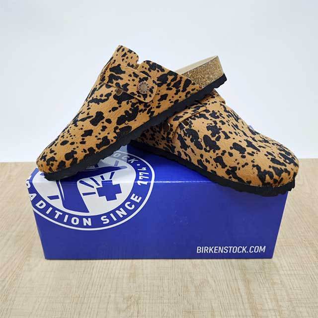 Leopard Printed Round Toe Slip-on Slippers