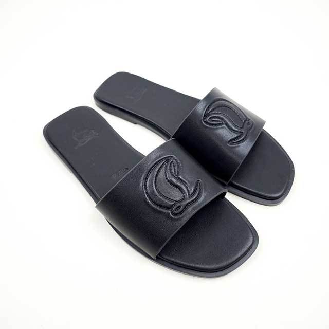 Luxury Design Open Toe Flat Slides