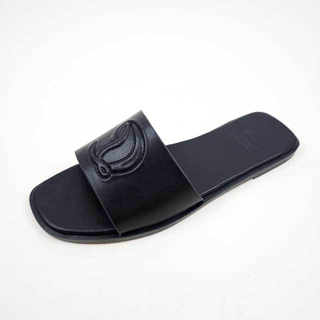 Luxury Design Open Toe Flat Slides
