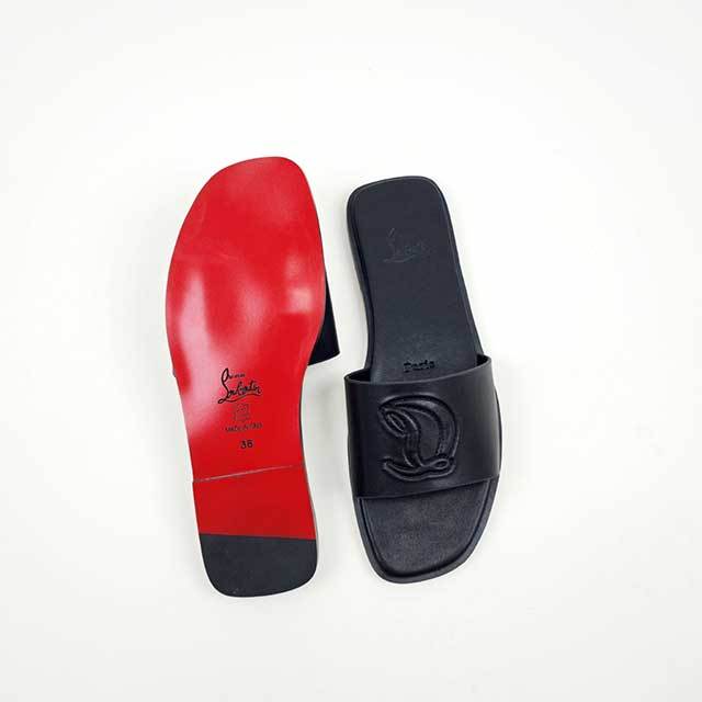 Luxury Design Open Toe Flat Slides