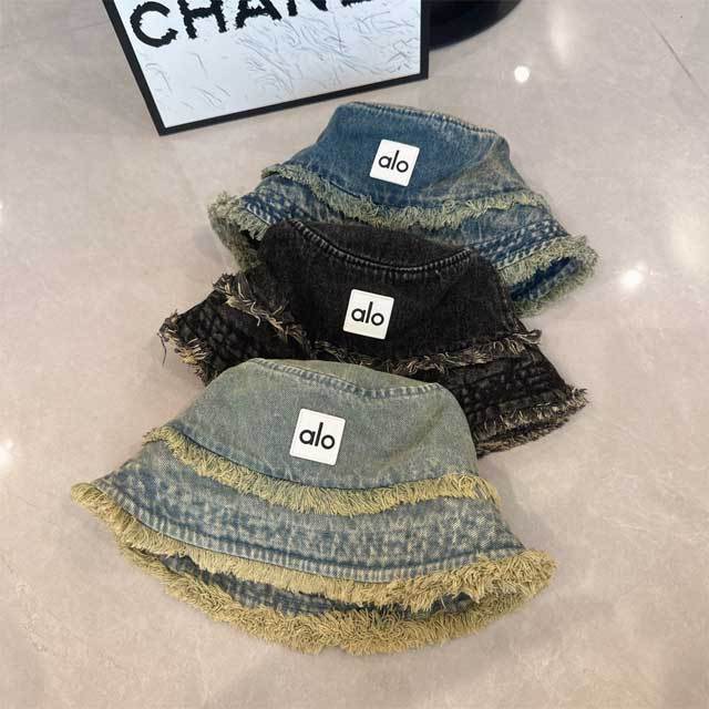 Denim Tassel Bucket Hats