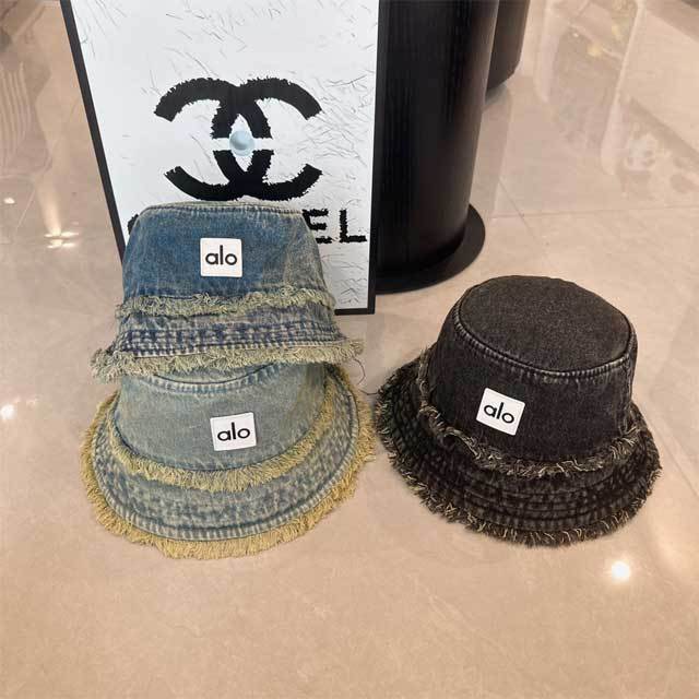 Denim Tassel Bucket Hats