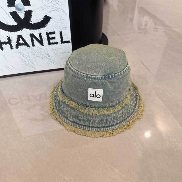 Denim Tassel Bucket Hats