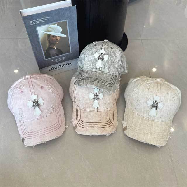 Washed Ripped Unisex Baseball Caps