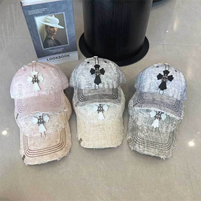 Washed Ripped Unisex Baseball Caps