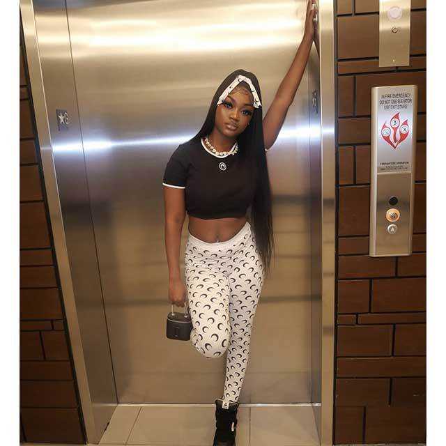 Moon Pattern Printed Slim Fit Pant Set