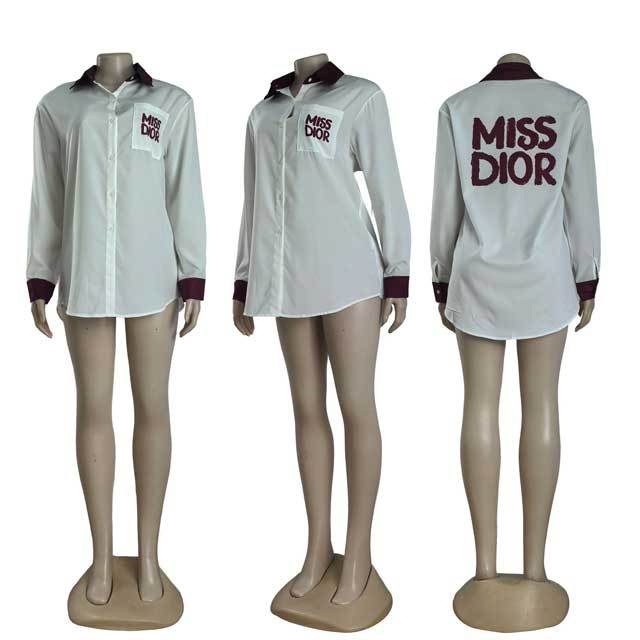 Long Sleeve Women Casual Summer Shirt