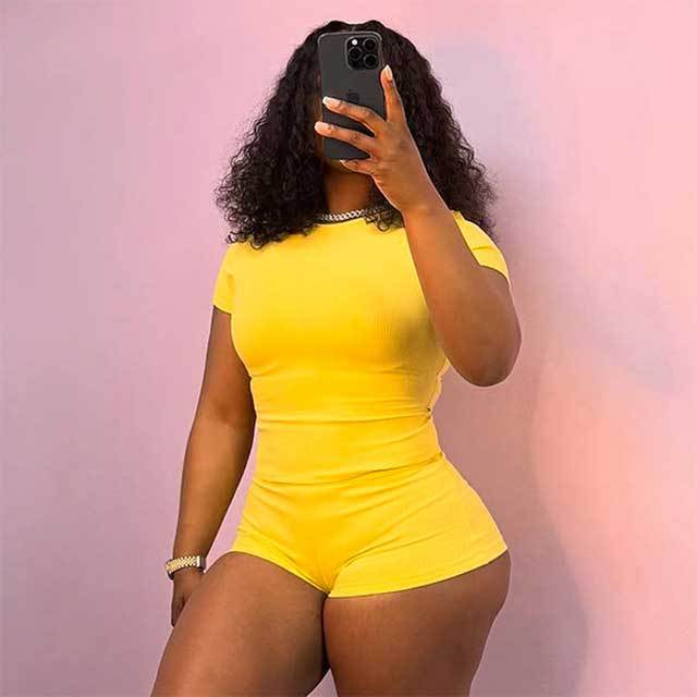Basic Style Two Pieces Short Set
