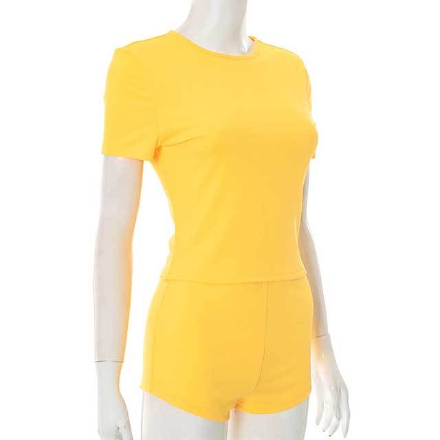 Basic Style Two Pieces Short Set