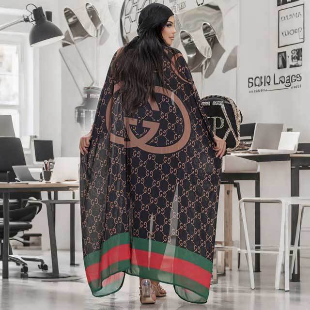 Printed Chiffon Cover-up Dress