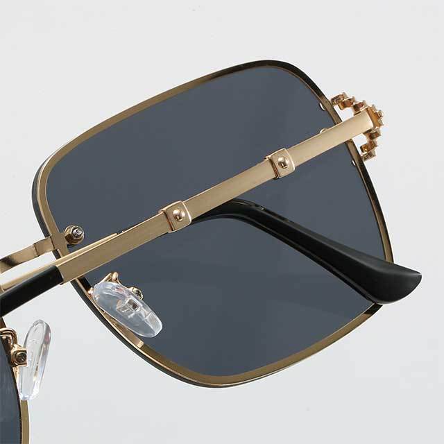 Simple Design Square Frame Luxury Sunglasses