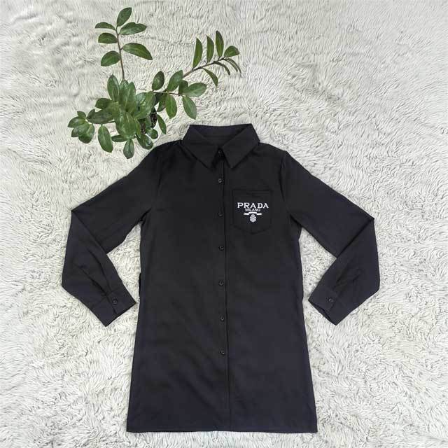 Fashion Embroidery Long Sleeve Shirt