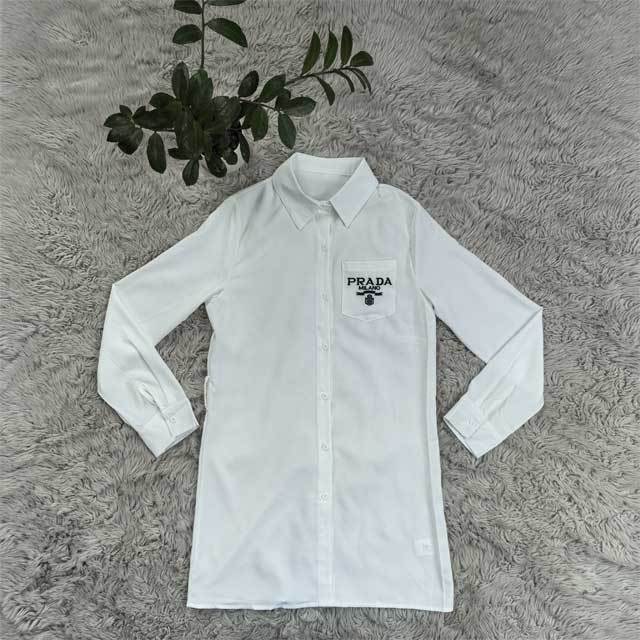 Fashion Embroidery Long Sleeve Shirt