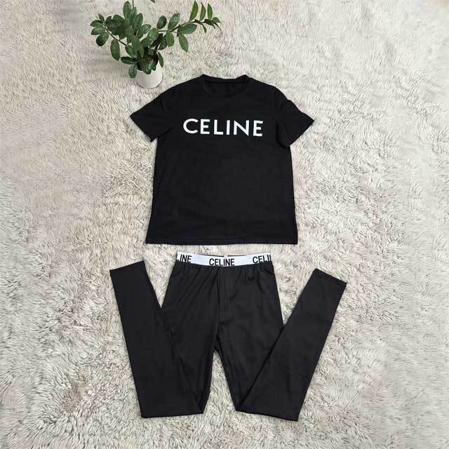 Letter Print Short Sleeve Casual Tracksuit Set