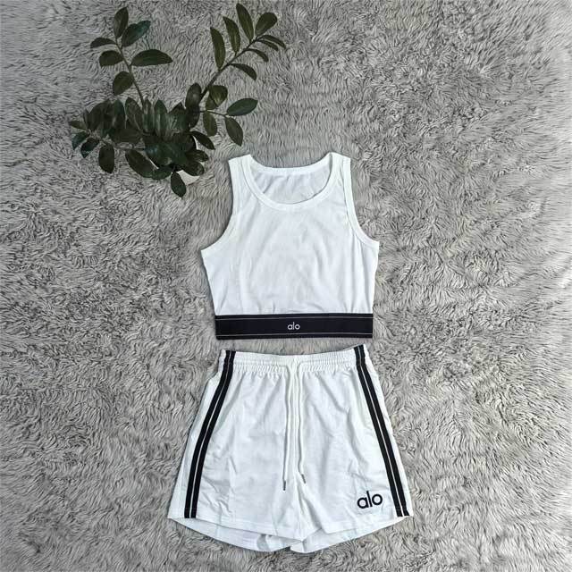 Embroidery Casual Short Tracksuit Set