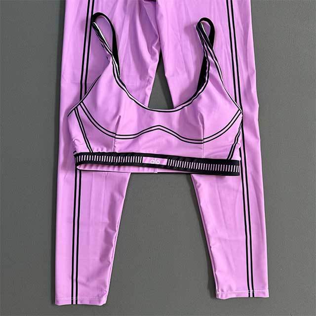 Letters Printed Activewear Two Pieces Pant Set