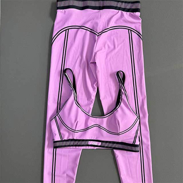 Letters Printed Activewear Two Pieces Pant Set