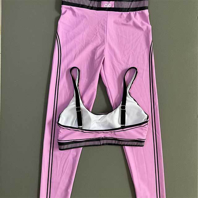 Letters Printed Activewear Two Pieces Pant Set