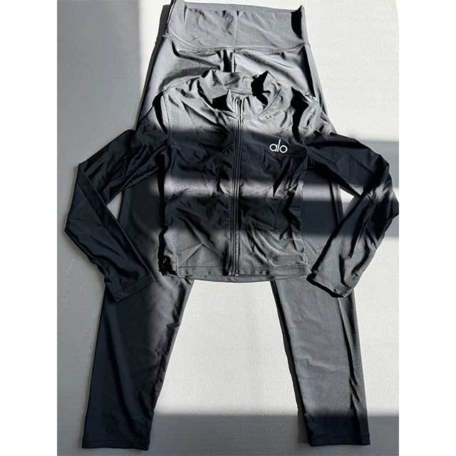Solid Color Letters Printed Activewear 3 Pieces Pant Set