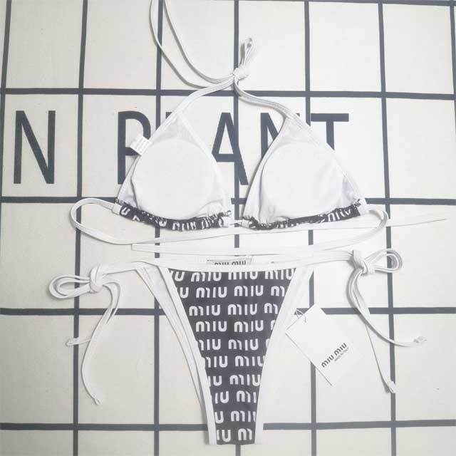 Printed Sexy Strappy Bikini Set