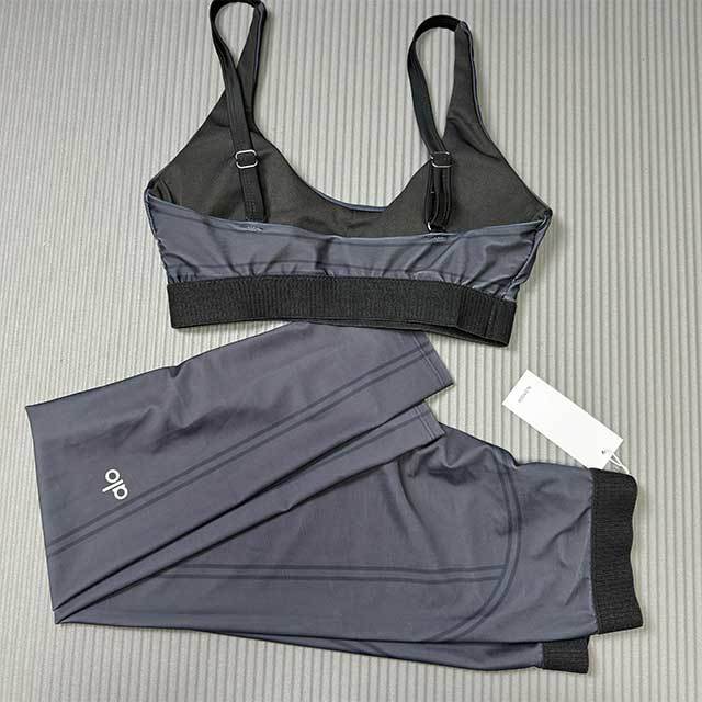 Letters Printed Activewear Two Pieces Pant Set