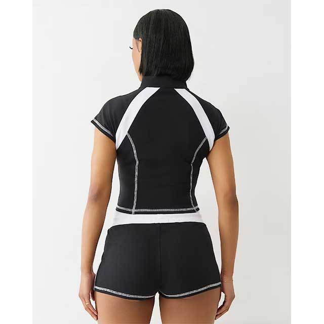 Colorblock Slim Fit Two Pieces Short Set