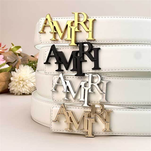 Metal Letter Fashion Leather Adults Belt
