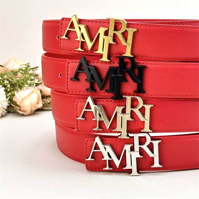 Metal Letter Fashion Leather Adults Belt