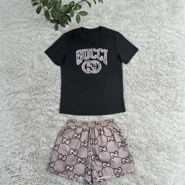 Embroidery Fashion Women Casual Short Set