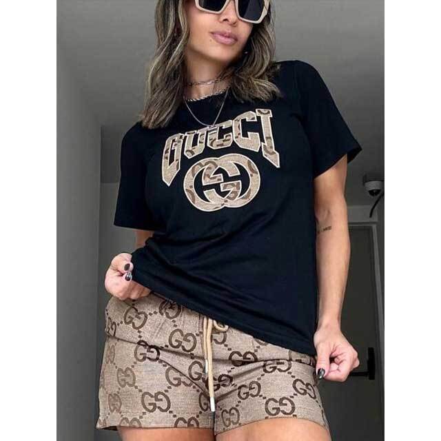 Embroidery Fashion Women Casual Short Set