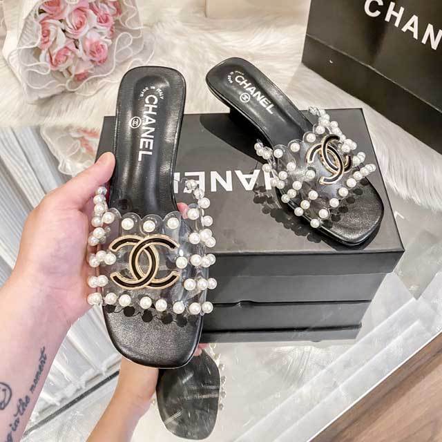 Pearl Embellished Fashion Women Slipper