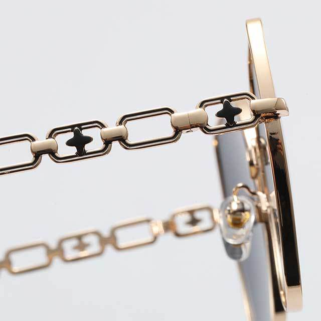 Hollow Out Design Square Frame Unisex Glasses