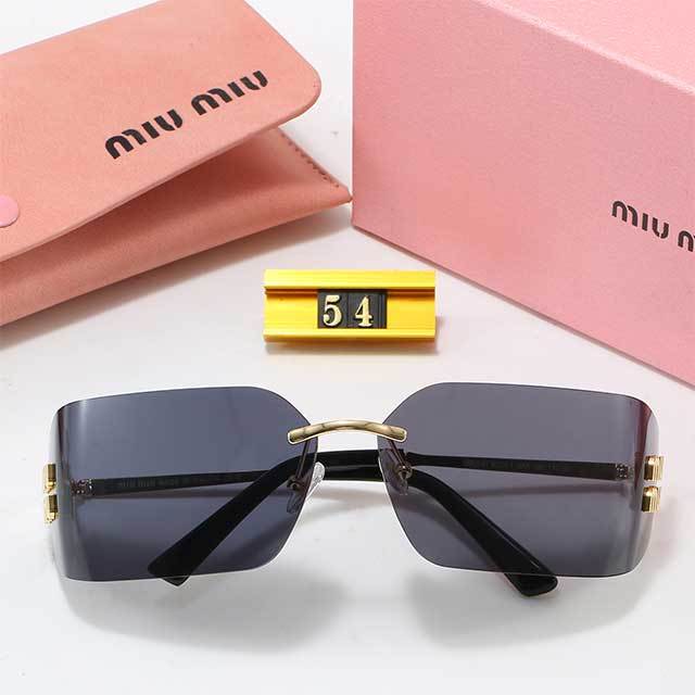 Rectangular Frameless Streetwear Glasses