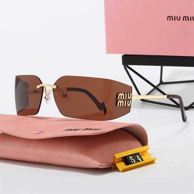 Rectangular Frameless Streetwear Glasses