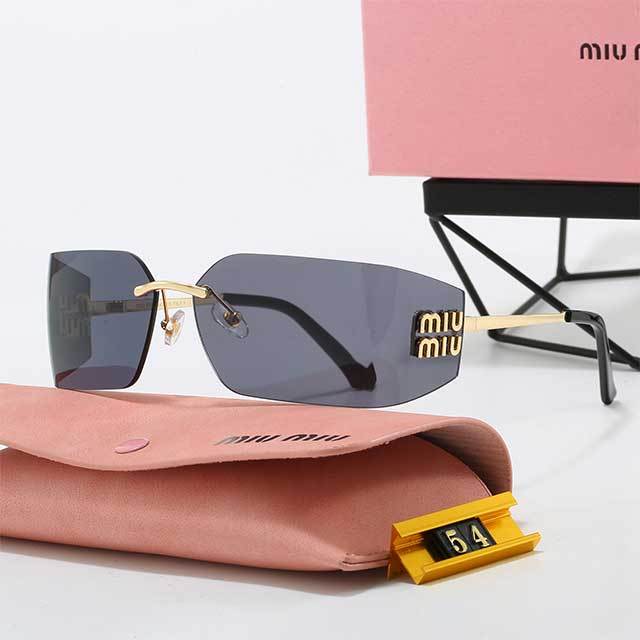 Rectangular Frameless Streetwear Glasses