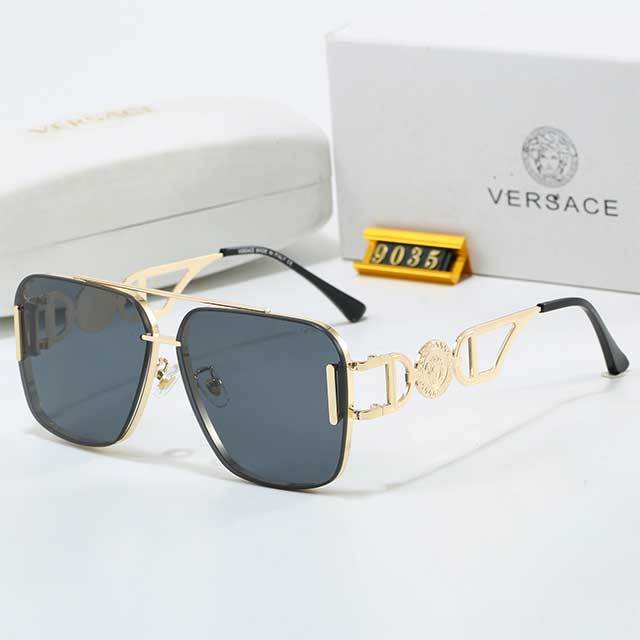 Oversize Metal Frame Luxury Sunglasses