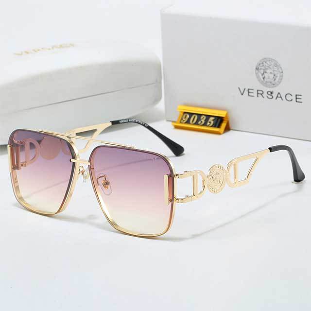 Oversize Metal Frame Luxury Sunglasses