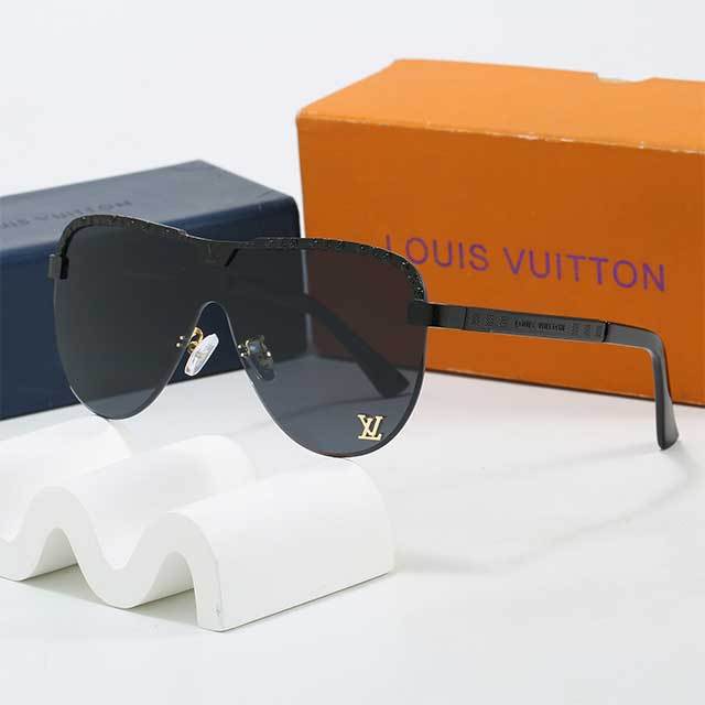 One-piece Half Metal Frame Sunglasses
