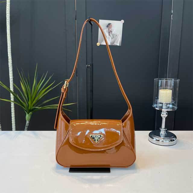 Fashion Logo Leather Women Shoulder Bag