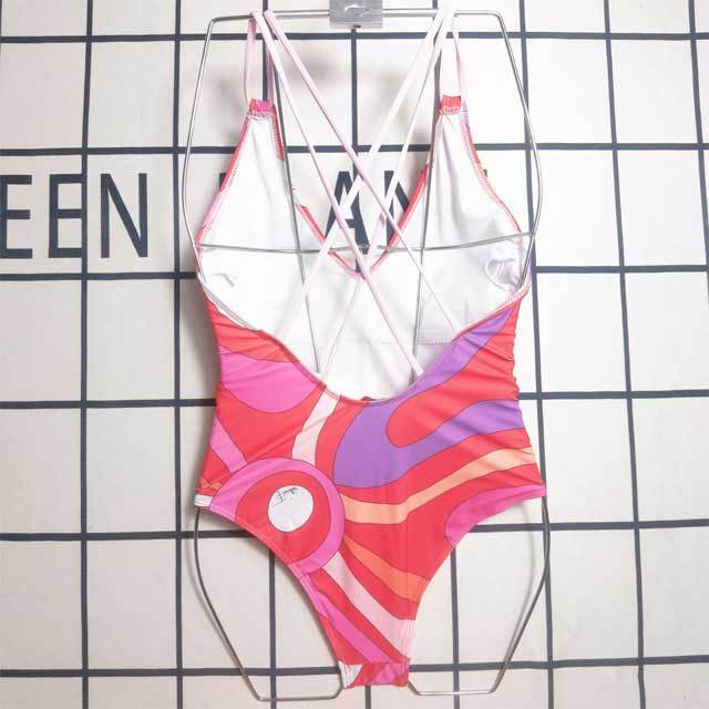 Printed Backless Sexy One Piece