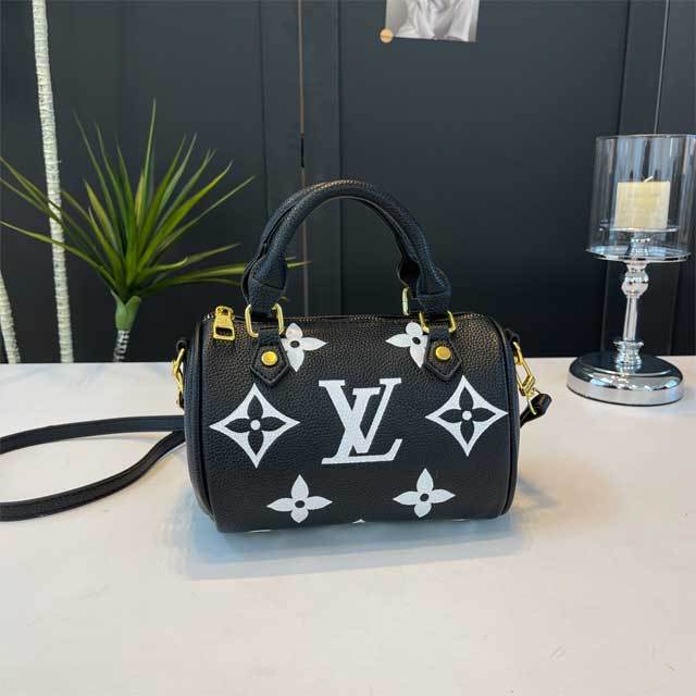 Leather Fashion Crossbody Boston Bag