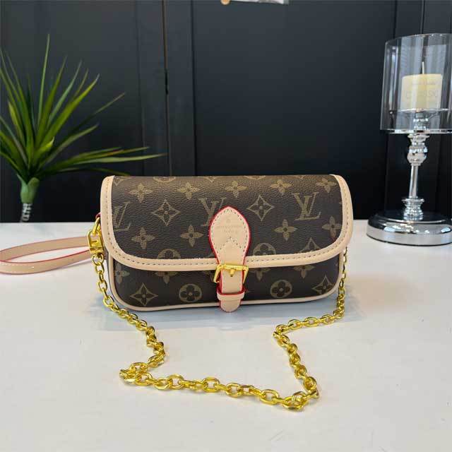 Leather Printed Crossbody Handbag