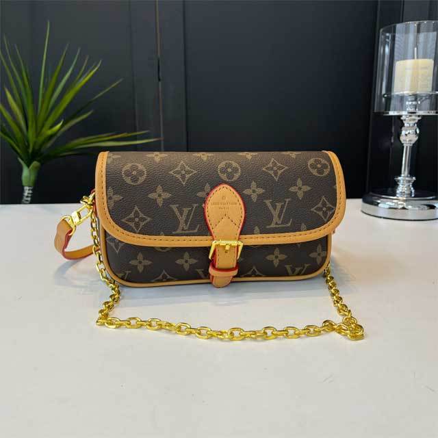 Leather Printed Crossbody Handbag