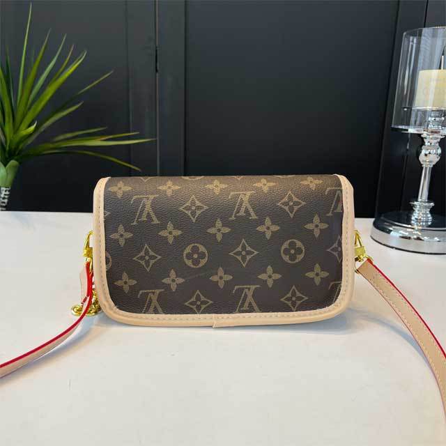 Leather Printed Crossbody Handbag