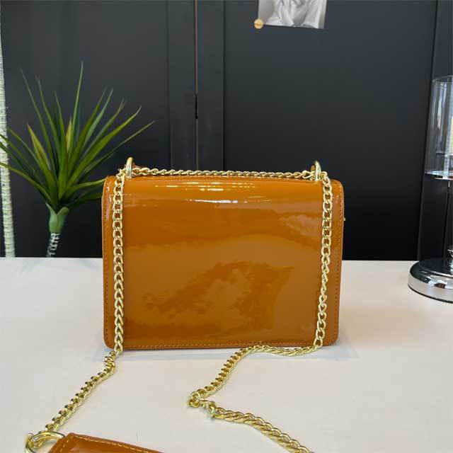 Shiny Leather Fashion Shoulder Bag