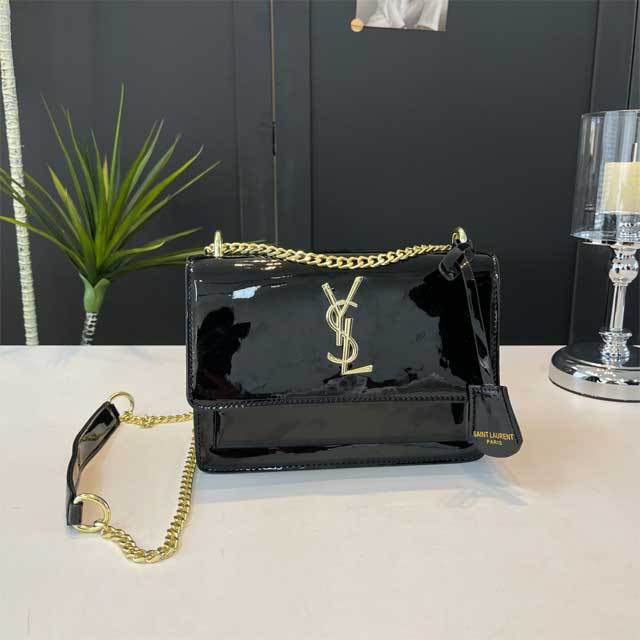 Shiny Leather Fashion Shoulder Bag