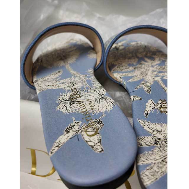 Fashion Embroidery Casual Flat Slides