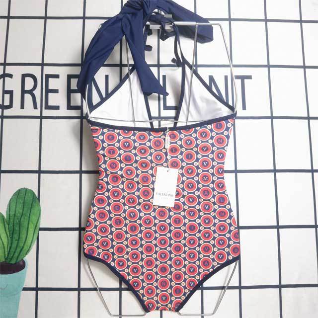 Printed Fashion Halter One Piece Swimwear